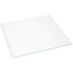 Plymor 6" Square, 3mm Thick Beveled Clear Glass