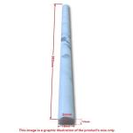 Stone Center Online Moleanos Beige Golden Beach Limestone 3/4x12 Pencil Liner Trim Molding Honed Kitchen Bath Wall Floor Backsplash Shower (1 Piece)