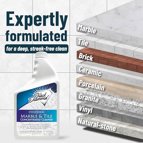 No-Rinse Marble & Tile Floor Cleaner 1 Quart