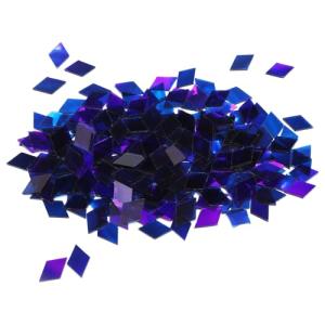 Deep Blue Stained Glass Mosaic Tiles - 520pcs