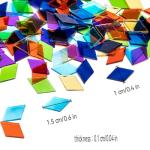 Deep Blue Stained Glass Mosaic Tiles - 520pcs