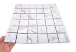 Satori Statuario White Grey Square Matte Tile