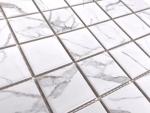 Satori Statuario White Grey Square Matte Tile