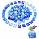 Colored Glass Mosaic Tiles, 10x10mm, 100g