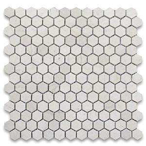 Moleanos Beige Hexagon Mosaic Tile for Shower