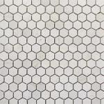 Moleanos Beige Hexagon Mosaic Tile for Shower