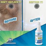 ZAP! Professional Tile & Grout Restorer | Cleans & Restores Porcelain, Fiberglass, Tile, & Grout Surfaces | Rust & Hard Water Remover | Kitchens & Bathroom Porcelain Sinks, Toilets, & Tubs