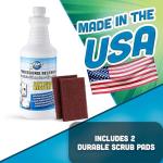 ZAP! Professional Tile & Grout Restorer | Cleans & Restores Porcelain, Fiberglass, Tile, & Grout Surfaces | Rust & Hard Water Remover | Kitchens & Bathroom Porcelain Sinks, Toilets, & Tubs