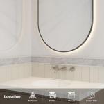 Carrara White Marble Pencil Liner Trim - 10 Pack