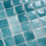 Deep Sea Blue & Teal Glass Mosaic Tile