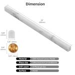 Carrara White Marble Pencil Liner Trim - 10 Pack