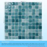 Deep Sea Blue & Teal Glass Mosaic Tile