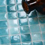 Deep Sea Blue & Teal Glass Mosaic Tile