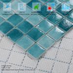 Deep Sea Blue & Teal Glass Mosaic Tile