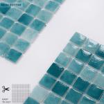 Deep Sea Blue & Teal Glass Mosaic Tile