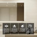 HAILSEA Peel and Stick Marble Tiles - Beige Rosa