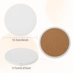 MIVIDE 24 Pack Round Glossy Ceramic Tiles