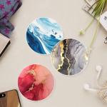 MIVIDE 24 Pack Round Glossy Ceramic Tiles