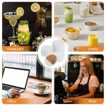 MIVIDE 24 Pack Round Glossy Ceramic Tiles