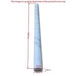 Stone Center Online Moleanos Beige Golden Beach Limestone 5/8x12 Pencil Liner Trim Molding Honed Kitchen Bath Wall Floor Backsplash Shower (1 Piece)