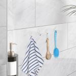 Yeumk 40Pack Mini Suction Cup Hooks 0.8Inch Clear Suction Cups with Metal Hooks, PVC Removable and Reusable Utility Hooks for Glass Windows, Mirrors, Doors, Tiles, Shower, Kitchen, Bathroom