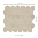 MSI Sande Cream 2" Hexagon Matte Porcelain Tile