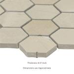 MSI Sande Cream 2" Hexagon Matte Porcelain Tile