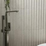 MSI Serata Vibra Parchment 6 in. x 16 in. Matte Porcelain Slat Fluted Limestone Look Wall Tile for Bathroom, Kitchen Backsplash, Accent Wall Tile, and Shower Wall Tile