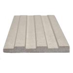 MSI Serata Vibra Parchment 6 in. x 16 in. Matte Porcelain Slat Fluted Limestone Look Wall Tile for Bathroom, Kitchen Backsplash, Accent Wall Tile, and Shower Wall Tile