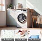 Vieshful 20pcs Peel and Stick Backsplash Tile，12"x12" Self Adhesive Marble Tile for Wall, PVC Waterproof Shower Wall Panels, Back Splash Stick on Tiles for Kitchen Bathroom Living Room, Not Real Tile