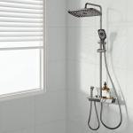 Vieshful 20pcs Peel and Stick Backsplash Tile，12"x12" Self Adhesive Marble Tile for Wall, PVC Waterproof Shower Wall Panels, Back Splash Stick on Tiles for Kitchen Bathroom Living Room, Not Real Tile