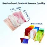 Unicoshape 26 Sheets Opaque Stained Glass Kit for Beginners - 6 x 4 Inch Colored Opalescent Art Glass for Mosaic Art, DIY Starter Projects & Craft Supplies - Easy to Cut & Shape