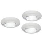 Glass Cabochons Dome Tiles, 10PCS 50mm, Clear Round Flat Back Dome Cabochons Set for DIY Craft Photo Charms, Cameo Pendants, Rings, Necklace and Jewelry Making