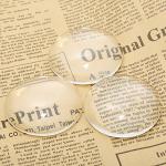 Glass Cabochons Dome Tiles, 10PCS 50mm, Clear Round Flat Back Dome Cabochons Set for DIY Craft Photo Charms, Cameo Pendants, Rings, Necklace and Jewelry Making