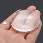 Glass Cabochons Dome Tiles, 10PCS 50mm, Clear Round Flat Back Dome Cabochons Set for DIY Craft Photo Charms, Cameo Pendants, Rings, Necklace and Jewelry Making