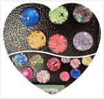 Glass Cabochons Dome Tiles, 10PCS 50mm, Clear Round Flat Back Dome Cabochons Set for DIY Craft Photo Charms, Cameo Pendants, Rings, Necklace and Jewelry Making