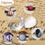 Glass Cabochons Dome Tiles, 10PCS 50mm, Clear Round Flat Back Dome Cabochons Set for DIY Craft Photo Charms, Cameo Pendants, Rings, Necklace and Jewelry Making