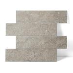 Colamo 10pcs Rock Grey Peel and Stick Wall Tiles, Self Adhesive Matte Faux Stone Brick for Accent Wall Tiles,Stick on Backsplash for Kitchen Living Room,Bedroom,Bathroom,Fireplace