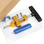 Glass Cutter Hand Tool, 2 In 1 Manual Tile Cutter With 2pcs Blades for Home DIY Cutting Glass, Mirror, Ceramic Tile, Glazed Tiles(Gold)