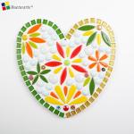 454g Petal Ceramic Mosaic Tiles for Crafts Art, Water Drop Flower Tiles Irregular Ceramic Tiles Bulk, 0.4 inch Square Glazed Porcelain for DIY Mosaic Craft Supplies (WD586)