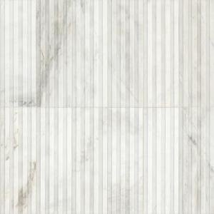 MSI Arabescato Venato 4x12 Slat Honed Marble Tile for Kitchen Backsplash, Bathroom, Accent Wall, Shower