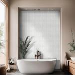 MSI Arabescato Venato 4x12 Slat Honed Marble Tile for Kitchen Backsplash, Bathroom, Accent Wall, Shower