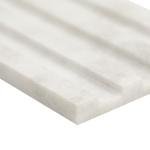 MSI Arabescato Venato 4x12 Slat Honed Marble Tile for Kitchen Backsplash, Bathroom, Accent Wall, Shower