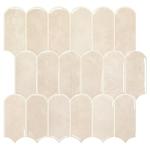 Vamos Tile Upgraded Thicker Design Peel and Stick Backsplash Tile, 10-Sheet Pinkish Beige Marble with Beige Grout Self Adhesive Vinyl Wall Tiles, Stick on Backsplash for Kitchen, Bathroom,RV,Pantry