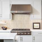 Vamos Tile Upgraded Thicker Design Peel and Stick Backsplash Tile, 10-Sheet Pinkish Beige Marble with Beige Grout Self Adhesive Vinyl Wall Tiles, Stick on Backsplash for Kitchen, Bathroom,RV,Pantry