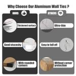 GRITHOME 10pcs Thick Off White Marble Peel and Stick Wall Panels 11.8" x 11.8" Waterproof Backsplash Tile Peel and Stick Wall Tiles for Bathroom,Kitchen,Living Rooms (Not Real Tile)