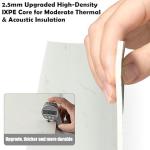 GRITHOME 10pcs Thick Off White Marble Peel and Stick Wall Panels 11.8" x 11.8" Waterproof Backsplash Tile Peel and Stick Wall Tiles for Bathroom,Kitchen,Living Rooms (Not Real Tile)