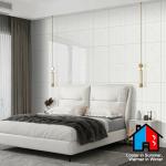 GRITHOME 10pcs Thick Off White Marble Peel and Stick Wall Panels 11.8" x 11.8" Waterproof Backsplash Tile Peel and Stick Wall Tiles for Bathroom,Kitchen,Living Rooms (Not Real Tile)