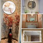 MDLUU 350Pcs Mother of Pearl Mosaic Tiles, Natural Shell Tiles, Square Mosaic Pieces for Home Decoration, Crafts, 0.8"(L) x 0.8"(W) x 0.078"(T)