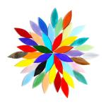 Mixed Color Glass Mosaic Tiles for DIY Projects